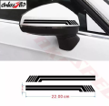 2 Pcs (Black) Latest Side Mirror Reflective Decals Stickers for Auto Car Side Mirror L+R Rear view Stickers Car decoration Car Sticker,Car Accessories, Stickers for Car. 