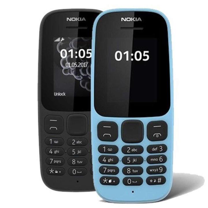 Nokia 105 2017 - Dual Sim Phone - 1.8" Display