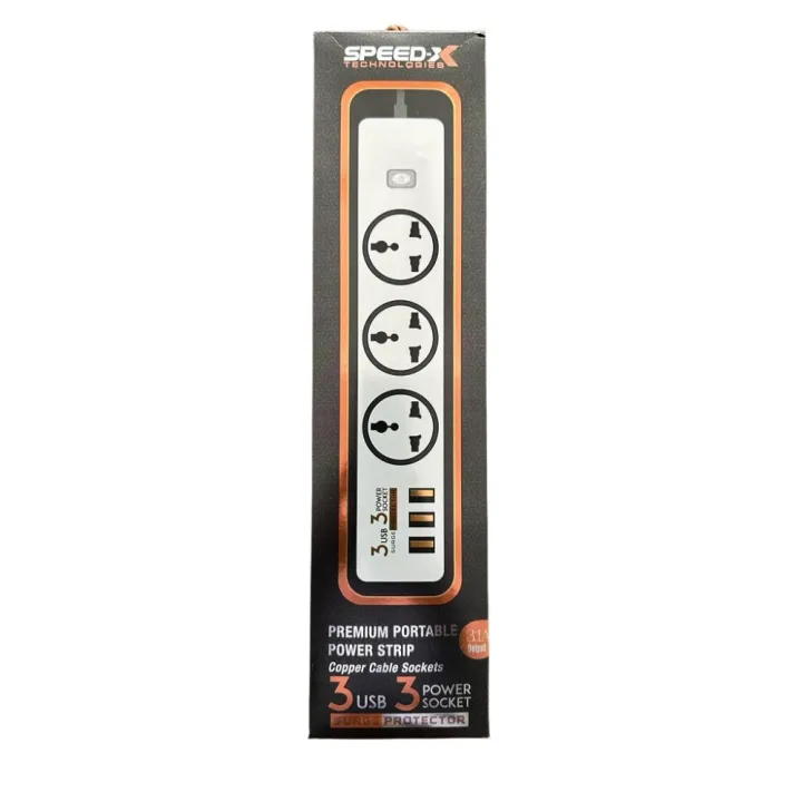 Smart%20Universal%20Extension%20Board%203%20Power%20Socket%20+%20Usb%20Ports%20Plug%20For%20Electronics%20Mobile%20Charging%20With%20Heavy%20Duty%20Copper%20Wire%20White%20-%20Image%202