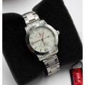 Positif Men's Casual Round Watch | Quartz Round Dial with date fashion watch| Back Water Resistance | Chain Wrist Watch Gents Formal Watch​. 