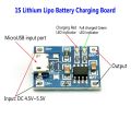 Pack Of 4 Pcs Of 18650 Micro USB 5V 1A Charging Module Tp4056 Lithium Ion Battery Charger Lithium Polymer Battery Charger Module Power Bank Circuit Board Power Bank Charging Module With Battery Protection. 