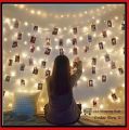 20 LED Photo Clip String Lights -- [ 3M fairy Light ] -- Photo Clips String Lights USB Powered Fairy Lights. 