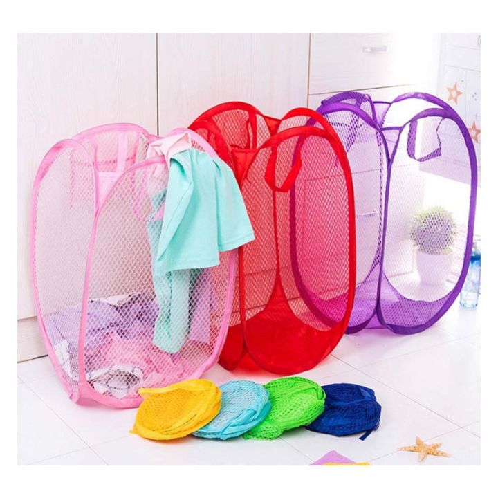Foldable%20Net%20Laundry%20Basket%20(Multicolour)%20-%20Image%202