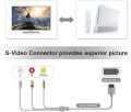 6amLifestyle Wii AV Cable, Gold Plated Composite Audio Video Lead 3-RCA Composite TV Cable Compatible with Nintendo Wii & Wii U Game Console(1.8M/5.9feet). 