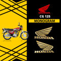 Honda CG125 fuel tank monogram special quality. 