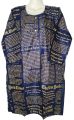 Black Linen Block Print Stitched Kurti for Women ST-06 GPS-60A. 