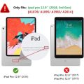 iP@d Pro 12.9 2018 Smart Case Full Tablet Cover  ip@d PRO 3rd Gen 12.9"  Auto Wake / Sleep Function. 