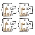 Carburetor Carb Repair Kit Gasket for Kawasaki ZZR400 1990-2006. 