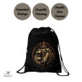 🦁👑 CareCraft Lion’s King Drawstring Bag | Kids School Backpack 🎒 | Travel, Gym & Sports Sack for Boys & Girls. 
