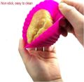 6 Pcs Cup Cake Mould Set Silicone – Multicolour Reusable Silicone Cupcake Moulds. 