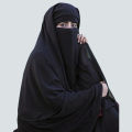 KK Hijab | zipper hijab double layer arabic hijab with niqab large size best fabric. 