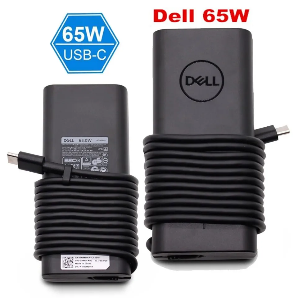 Adapter 65w Dell Power Adapter To Usb C Dell 65W Usb-C, Type-C