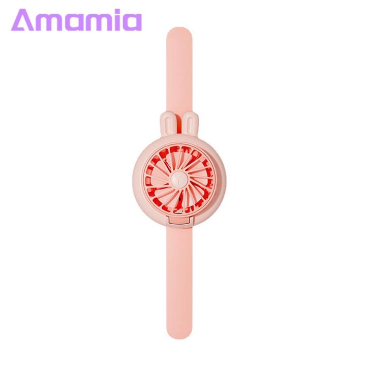 Pocket-sized Cooling Fan Portable Mini Wrist Fan for Kids Usb Rechargeable 3 Speeds Low Noise Perfect for Outdoor Traveling with Wrist Strap Buy Handheld Mini Fan