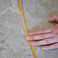 50 Meter Golden Tape - Ceramic Tile Gap Sealing Tape - Wall Decoration Tape Floor Tile Tape. 