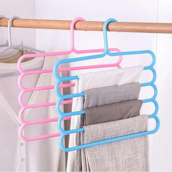Anti-Slip%20Magic%20Multiple%20Layer%20Trousers%20Hanger%20Multifunction%20Pants%20Closet%20Belt%20Holder%20Rack%20S-Type%205%20Layers%20Saving%20Space%20-%20Image%203