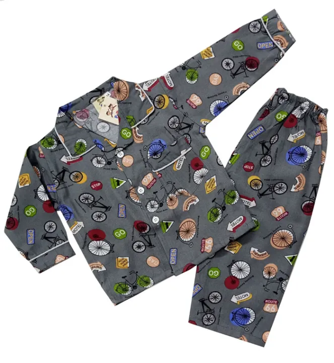 Printed%20Cotton%20Boys%20&%20Girls%20Night%20Dress-77255%20-%20Image%203