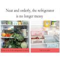 High Quality Unbreakable Adjustable & Stretchable Plastic Fridge Storage Basket , Space Sever For Food Vegetable And Spices Storage Basket , Fruit Organizer Drawer Cabinet Space Saver Basket For Refrigerator (Large Size) (MULTICOLOR). 