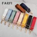 Farfi Bag Shoulder Strap Widen Pure Color Removable Laptop Bag Strap. 