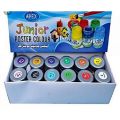 Apex Junior Poster Colours 12 Pcs Set | Assorted Colour Paint Set | Water-Based Poster Colors for Drawing, Painting, School Projects, Art Activities & Creative Work | Easy-to-Use Colors for Kids & Students. 