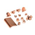 【In Stock Replacement Chrome Plated Joystick Buttons Touchpad for PS4 Controller. 