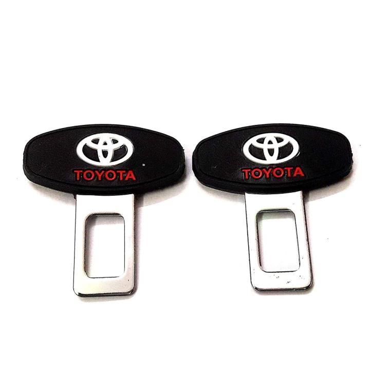 Toyota Logo Seat Belt Clip Car Safety Belt Clip Car Seat Belt Buckle ( Pair )