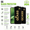 Redmi Note 14 OG Glass Protector | Pack of 2 (2 Protectors) | 9H Tempered Glass | HD Clear | Scratch Resistant. 