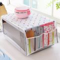 Microwave Oven Cover with 2 Pouch Dustproof Cloth Cover Microwave Oven Set – 1 Pcs (Assorted Colour and Design). 