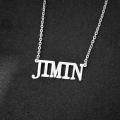 BTS necklace Jimin, Name Lockets for Girls, BTS Necklaces, BTS accessories for girls. 