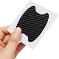 4Pcs/Set Car Door Handle Sticker Carbon Fiber Scratches Resistant Cover Auto Handle Protection Film Exterior Styling Accessories. 