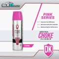 DK Pink Series Injector & Choke Cleaner 550ml – Dual Action Spray | Japan Quality | Gum & Varnish Remover. 