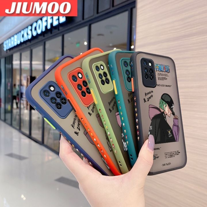 JIUMOO%20For%20Infinix%20Note%2010%20Pro%20Infinix%20Note%2010%20Pro%20NFC%20Case%20With%20Fashion%20Tide%20Brand%20Zoro%20Side%20Edge%20Square%20Silicone%20Frosted%20Transparent%20Hard%20Casing%20Design%20soft%20Cases%20Full%20Cover%20Phone%20Case%20Shockproof%20Protection%20Case%20-%20Image%204