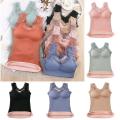 Stretch Fabric Plus Size Thermal Vest Breathable Material Plus Size Lace Thermo Lingerie Top Winter Inner Wear for Cold Weather. 