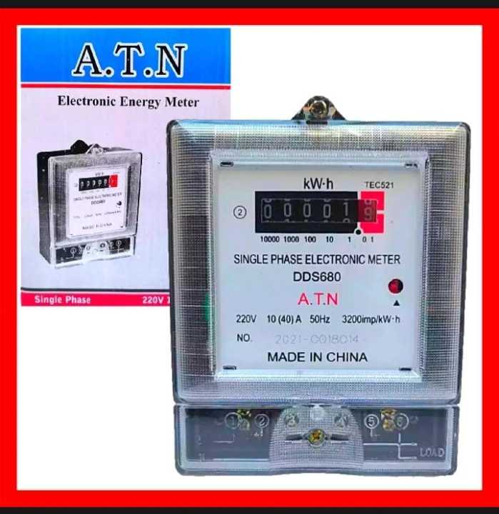 ATN Single Phase Electricity Meter, energy meter, Single phase meter, electricity meter, energy meter, sub meter, private meter, For AC and sub meter