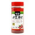Korean Red Chili Pepper Flakes Powder Gochugaru Powder (Coarse) by Tae-kyung 200 g  Korean Red Chili Pepper Flakes Powder Gochugaru Powder (Coarse) by Tae-kyung 200 g. 