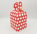 RED POLKA DOT GOODY BOX - PACK OF 10 GOODY BOX - RED POLKA DOT THEME GOODY BOX. 