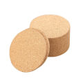 Round Shape Dia 9cm Plain Natural Cork Coasters Drink Coffee Tea Cup Mats Table Pad For Home Office Kitchen Tableware Pads. 