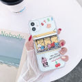 bt21 Kawaii Anime Kpop CHIMMY TATA COOKY Mobile Phone Case Iphone11 12 13Pro Cartoon Cellphone Cover Transparent Anti-Drop Shell. 