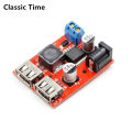 LM2596 LM2596S Dual USB Output 9V/12V/24V/36V Car Charger Switch 5V DC-DC Power Module 3A Buck Regulator Converter. 