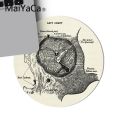 Maiyaca Ntage Anatomy The Human Eyeball Small Round Mouse Pad PC Computer Mat Smooth Writing Pad Desktops Mate Mouse Pad Anime. 