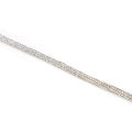Rhinestones Tube Rope, Rhinestones Chain Convenient for Dresses for Necklaces for Clothing Accessories for Shoes for Wedding Dresses. 