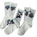 Graffiti socks men's ins, trendy and versatile, high-value mid-cut autumn student sports basketball socks, long tide men's stockings. 