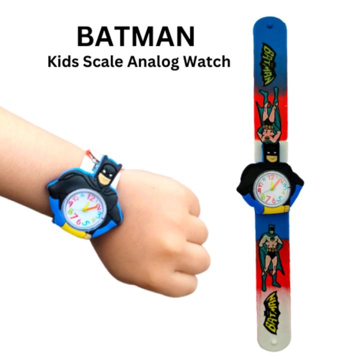 Children's Various Cartoon Scale Strip Watch for Boys & Girls Analog Scale Strip Bendable Kids Watch