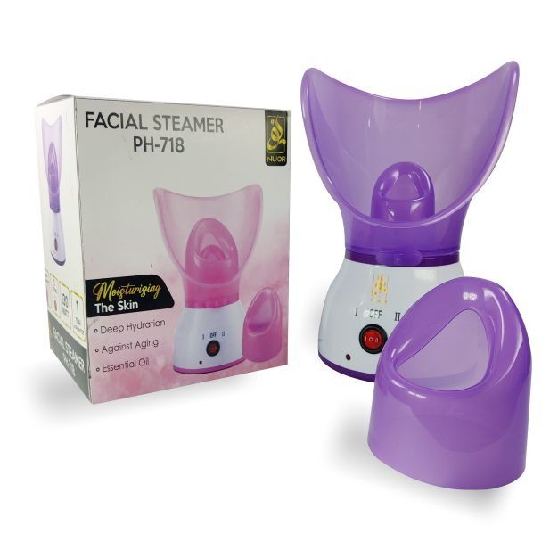 Facial Steamer and Inhaler for Block Nose |  Facial Steamer 2 in 1 Massager Tool for Humidifying Multipurpose Usage