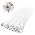 NYT 300Pcs Low Smoke Natural Candle Wick With Wax Pre-Wax Wick Candle Making Kit & 1X Candle Molds Candle Making Mould. 