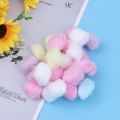 Julystar 100pcs Pure Cotton Balls Extra Soft 100% Pure/Hygienic Absorbent Cotton Colored Cotton Balls Makeup Cotton Balls Degreasing Cotton Ball for Face Cleansing & Makeup Removal Beauty Salon Home Use Face Cotton Ball. 