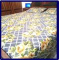 Doublebed Bed sheets Set King Size- 100% Salonika Cotton Bedsheets Double bed King- Printed Design Bedsheet Sets with Pillow Cover. 