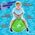 Hop ball for Kids ,Hop Ball with Handle for Exercise Inflatable Jump Ball Kids Inflatable Bounce Jumping Hopper Hop Ball For Children Educational Toys Kids Birthday Gift. 