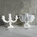 Reusable Candle mold Detailed Drip-resistant Aromatherapy Silicone mold DIY Table decoration for Home decor Party centerpiece. 