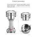 Imported Portable Multifunctional Stainless Steel Electric High Speed Grain Mill Powder Grinder Machine Copper 100g Vertical Heavy Grinder for Cereal Grain Spice Food Processor With Overload Protection 150 Grams Motor Kitchen Mill for Herbs Spices Nuts ●. 