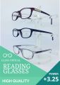 +3.25 Power Reading Glasses Near Vision High Quality. 